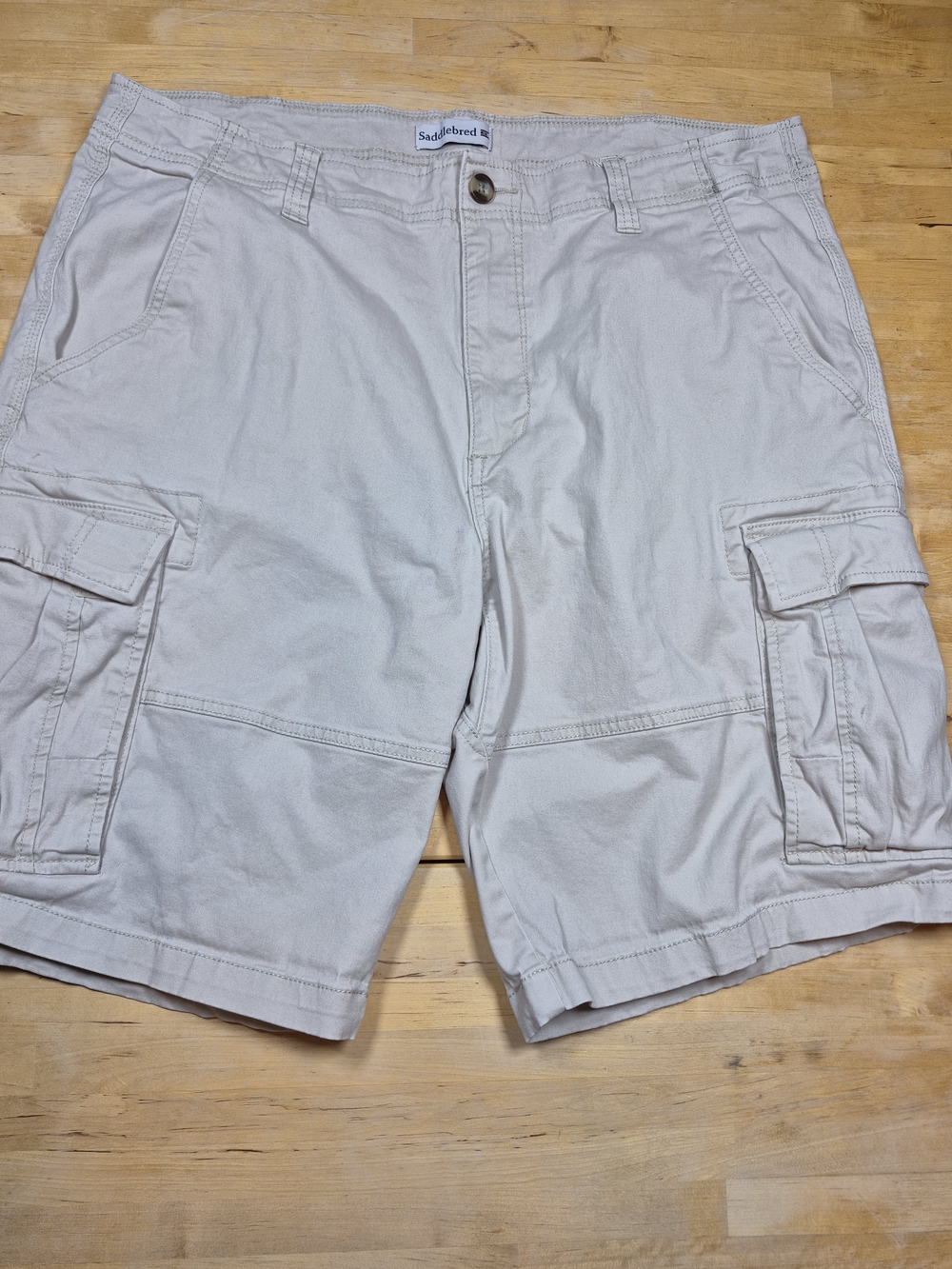 Saddlebred Men's Khaki Cargo Shorts